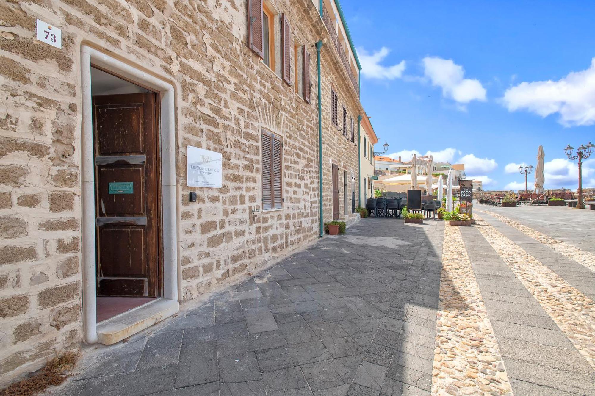 阿尔盖罗Panoramic Bastioni Sea View公寓 外观 照片